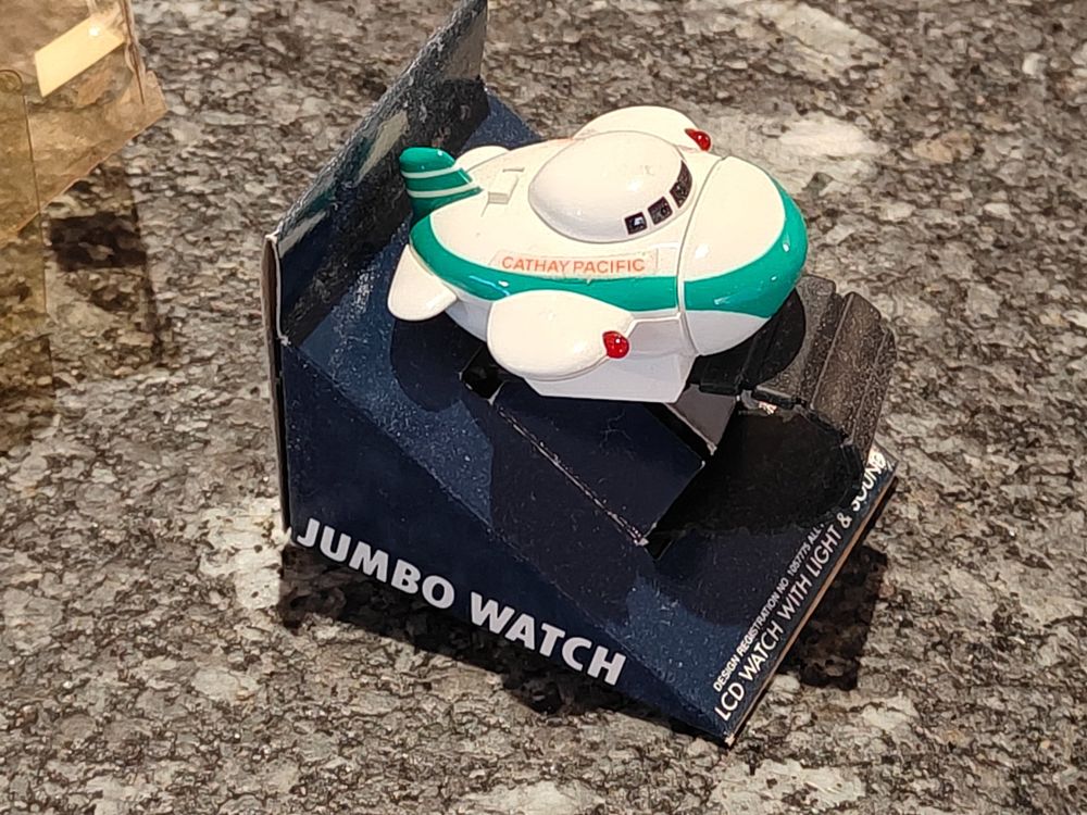 Vintage Jumbo Watch Cathay Pacific – Sammleruhr Flugzeug (Neu