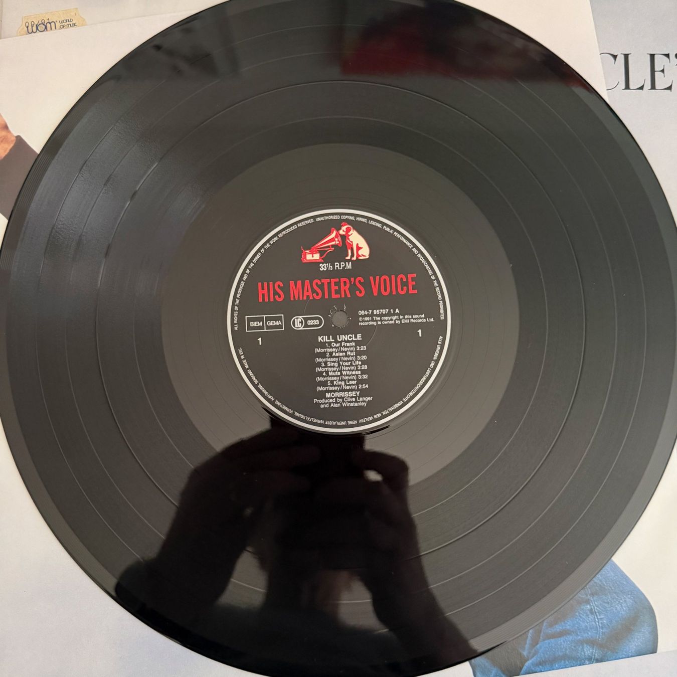 Dischi in vinile: Morrissey – Kill Uncle (LP) – Usato da Nänikon venduto da marcusg70 2