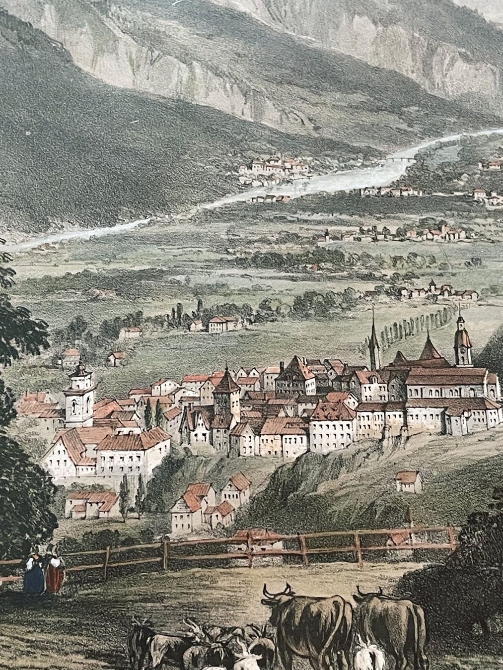 Incisioni: Stich von Chur, 47x56 cm – Usato da Chur venduto da elifornico 7