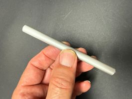 Aluminiumstange, eloxiert, 8 x 100 mm