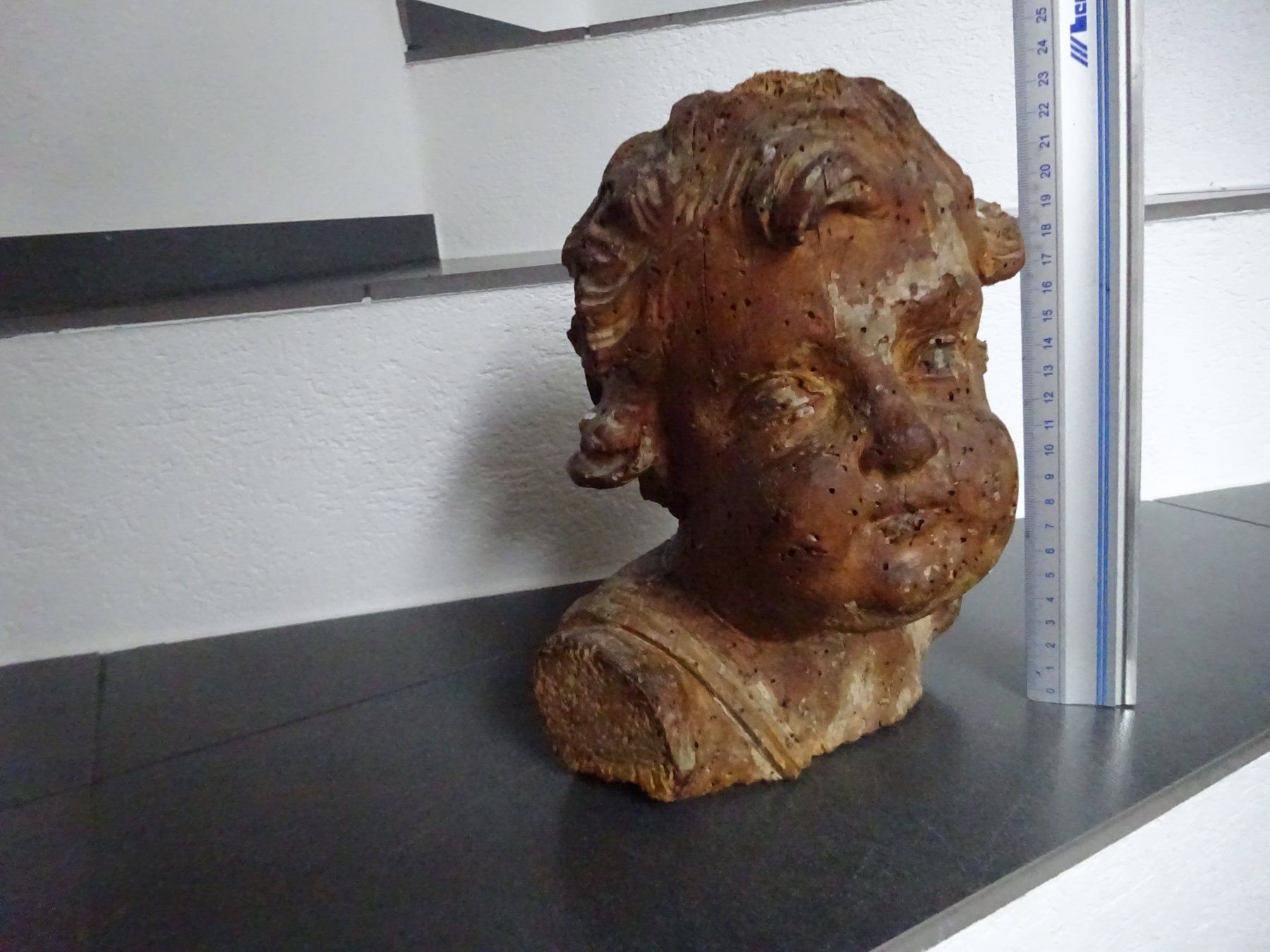 Sculture & Statue: Antike Holzbüste / Engelskopf Putto Barock Krippe – Usato da Oetwil am See venduto da Senegal 6