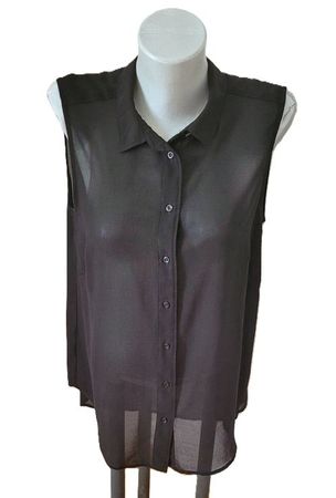 transparente Bluse H&M ärmellos 40/42
