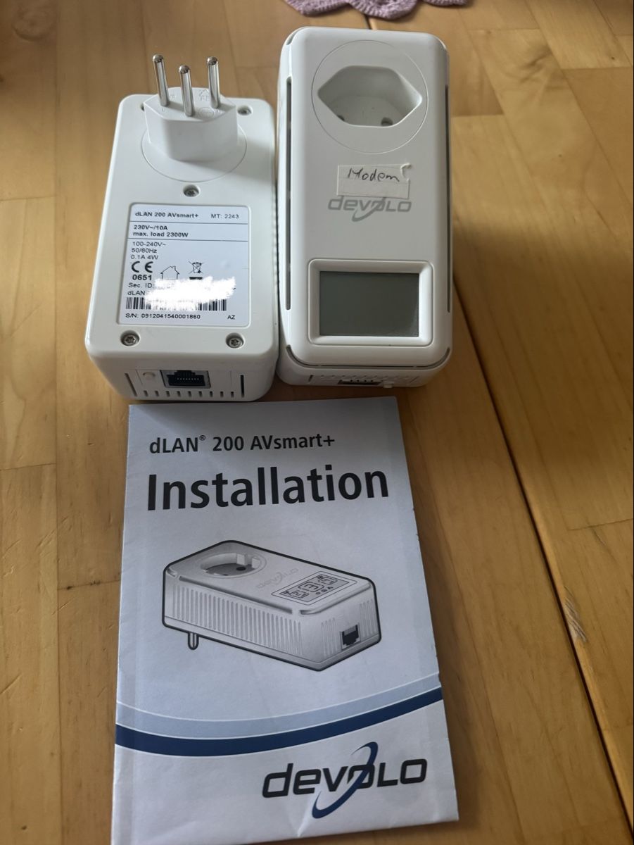 Devolo Unità & Adattatore: Devolo dLAN 200 AVsmart+ Powerline Adapter – Usato da Pfäffikon ZH venduto da Tetu.33 1