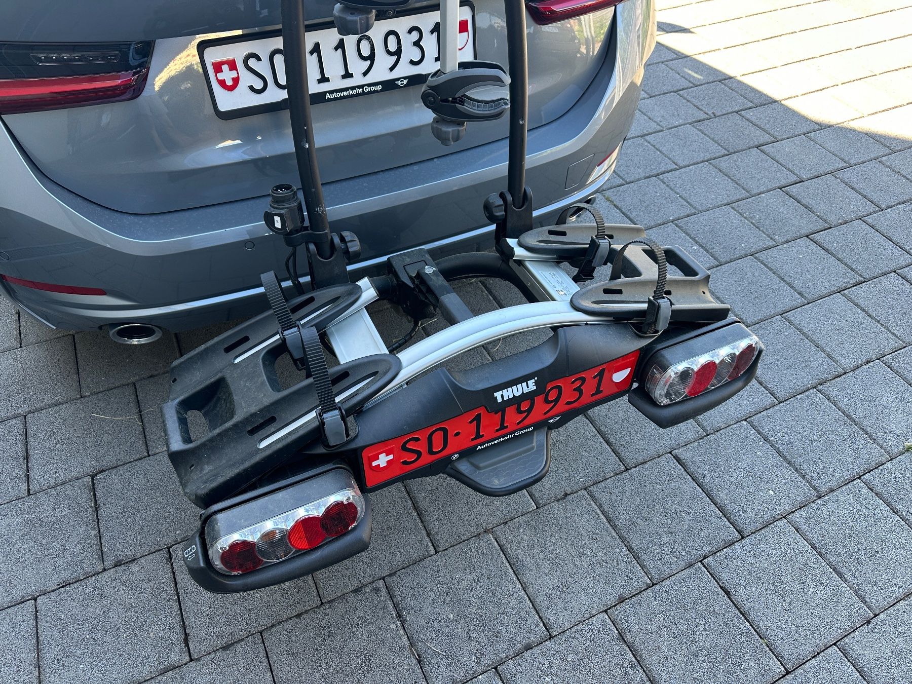 Balken: Fahrradträger Thule VeloCompact 924 – Gebraucht aus Biberist von Daroko