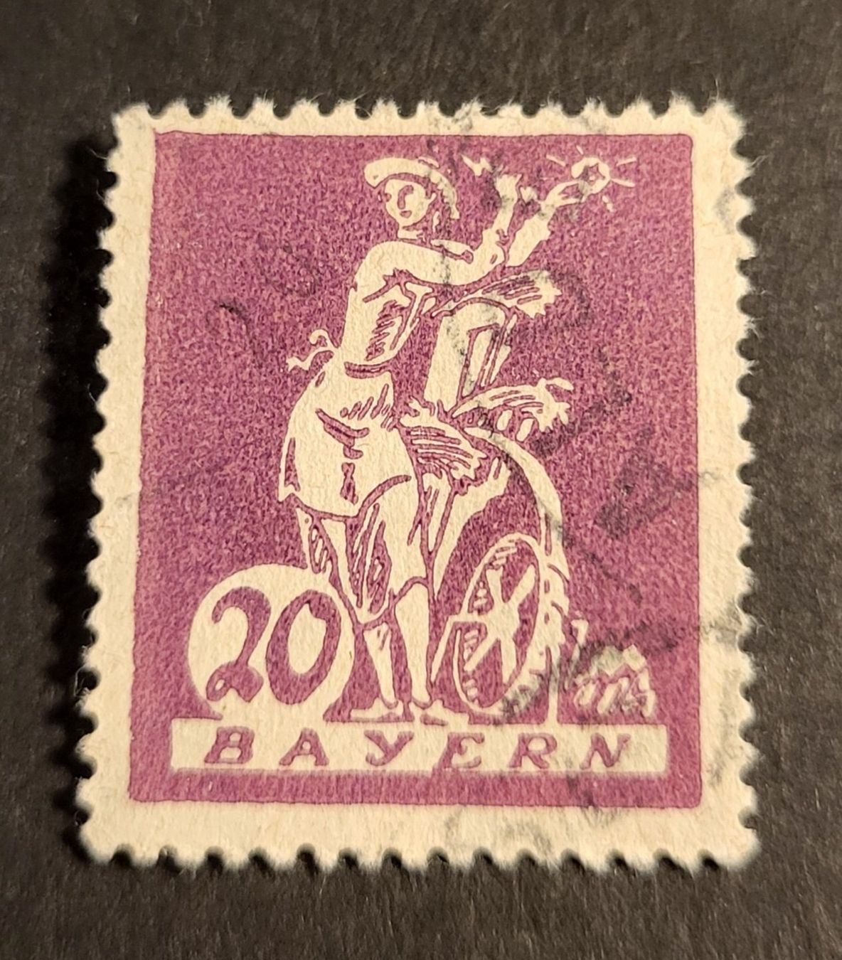 Tutti i francobolli: Bayern 1920 mit falz alte briefmarke – Usato da St Gallen venduto da Stampsalshobby