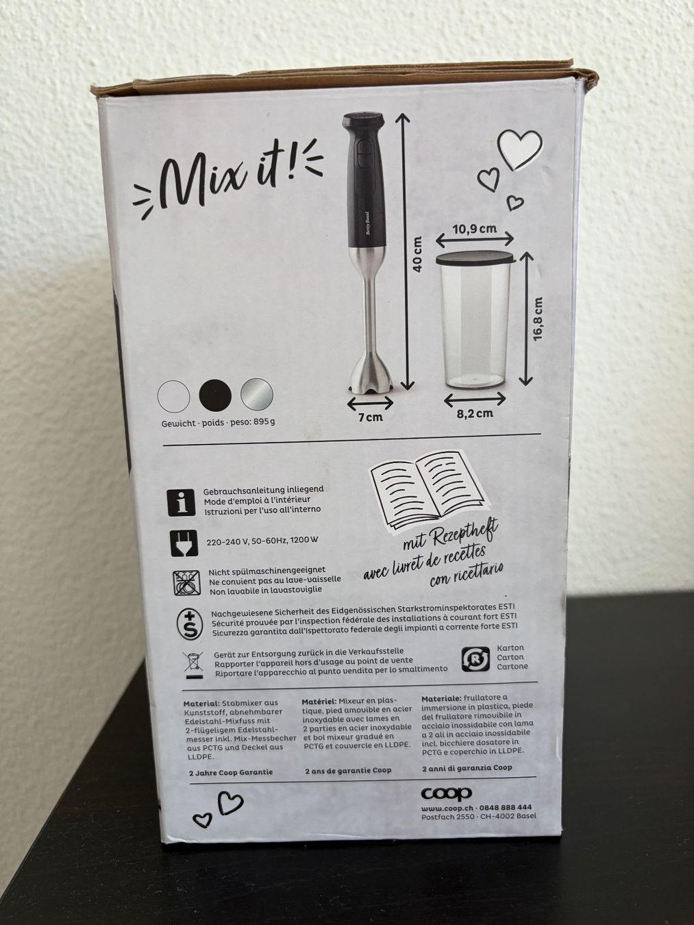 Betty Bossi Elettrodomestici da cucina: Stabmixer - Betty Bossi – Nuovo (secondo la descrizione) da Brunnen venduto da liv_9k2k 3