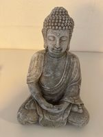 Buddha Figur Dekoration Steinoptik guter Zustand