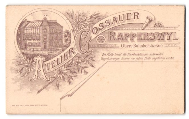 Fotografie & Manifesti: Fotografie Rapperswyl, Aussenansicht des – Usato da Berlin venduto da bartko-reher