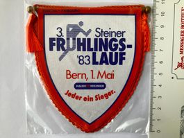 Vintage Fanion/Wimpel  3. STEINER FRÜHLINGS-LAUF  BERN