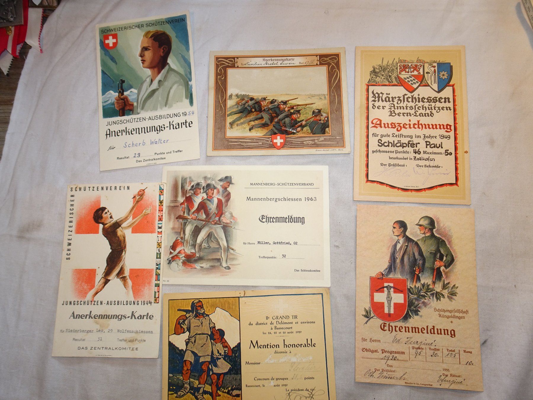 Cartoline postali: Schützen Ehrenmeldungen – Usato da Bichwil venduto da Silbereule9
