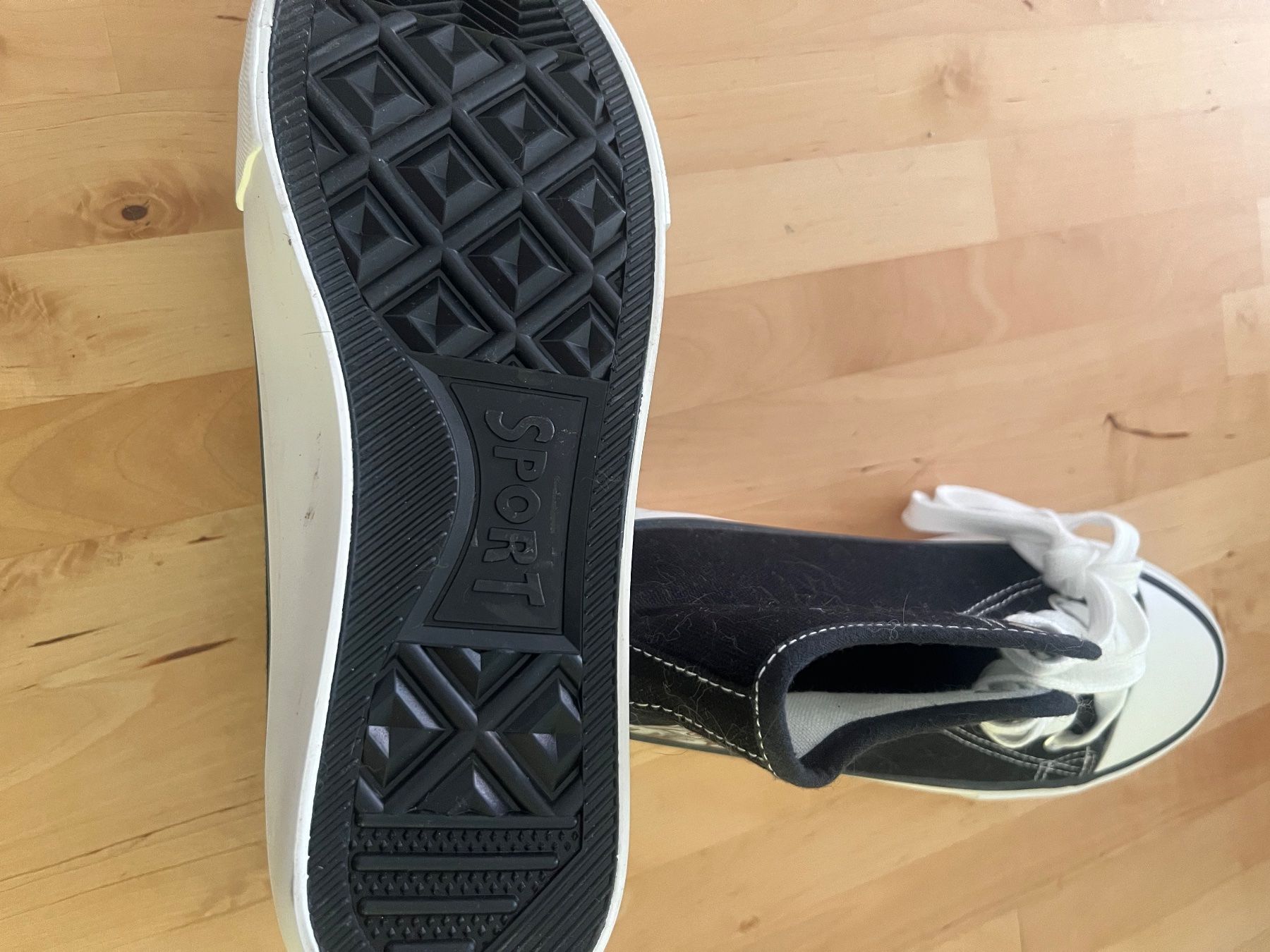 Chaussures hommes: Schuhe schwarz Katze Motiv Grösse 38 – Neuf (Voir description) à Einsiedeln par Tru7 3