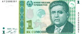 Tajikistan 1 Somoni 1999 P-14A UNZ