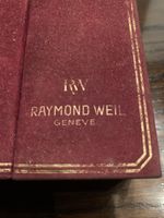 Raymond Weil Damenuhr mit Box, quadratisch, guter Zustand