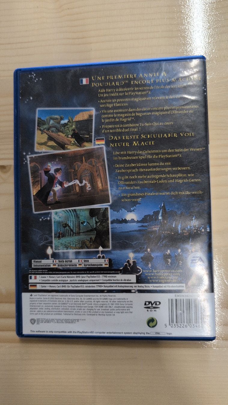 Spiele: Harry Potter and the Philosopher's Stone PS2  – Gebraucht aus Grasswil von DrNidu 2