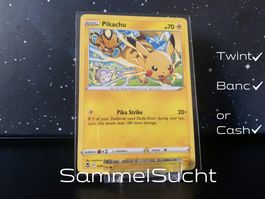 Pokemon ⚡ Pikachu Einzelkarte #49 Silver Tempest ⚡★