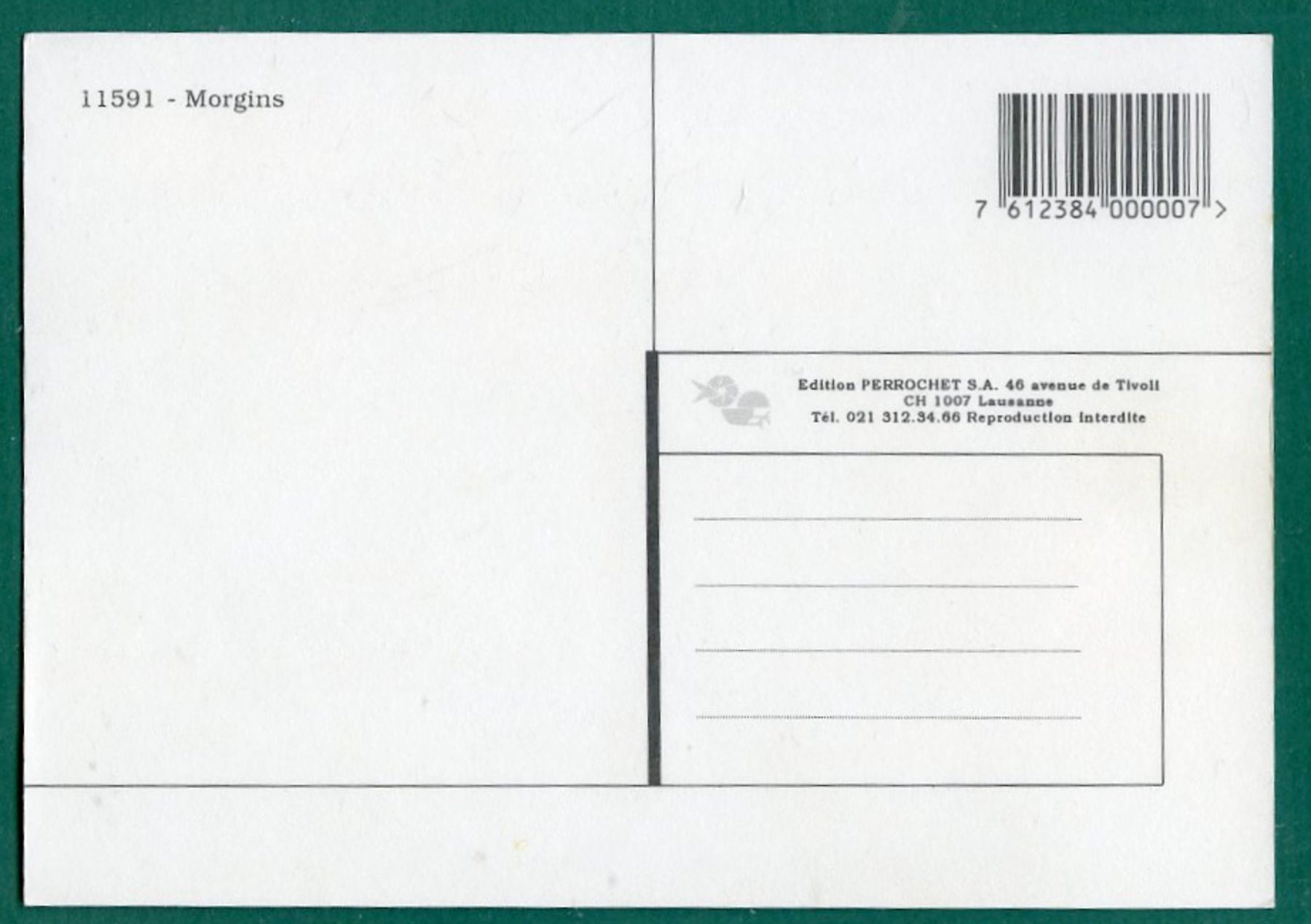 Cartoline postali: Morgins, vue générale, ungelaufen, Grossformat – Usato da Sargans venduto da Hausi1951 1