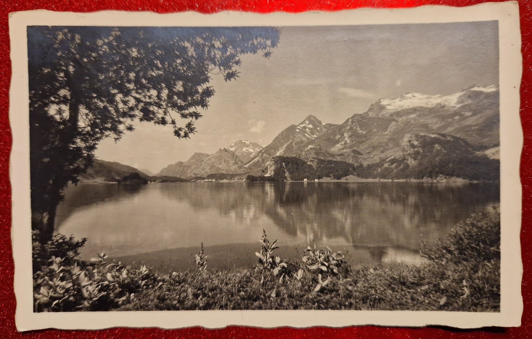 Ansichtskarten: Sils im Engadin 1920 – Gebraucht aus Melchnau von Fishel