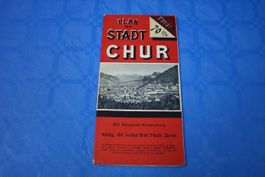 Chur, Plan der Stadt, sehr alt