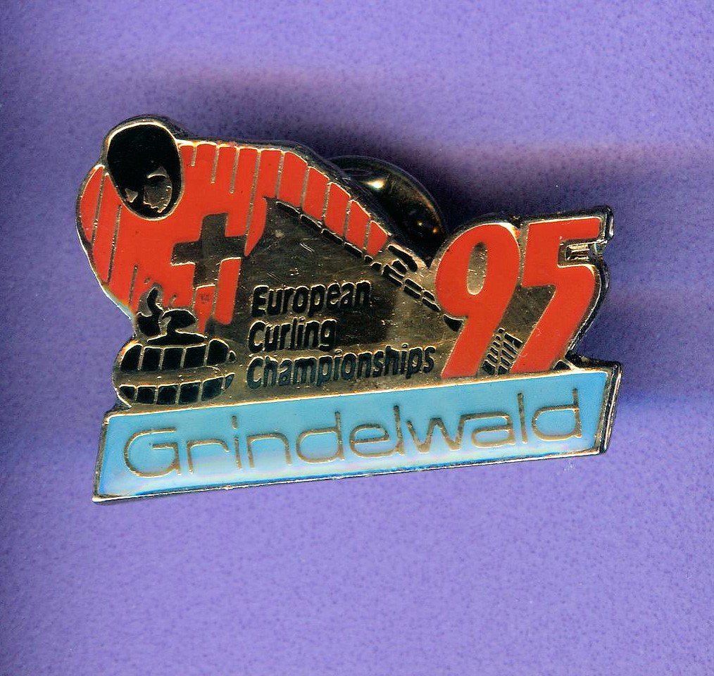 Placchette & Badge: COURLING  Championships '95  Grindelwald – Usato da Winterthur venduto da Sammleroase