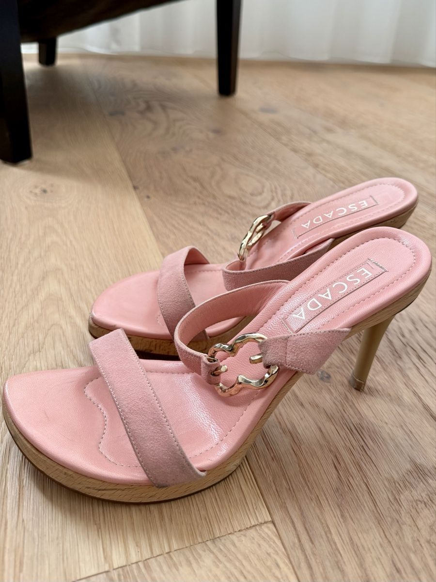 Escada Scarpe da donna: Original Escada Pumps, Grösse 38 rosa Leder – Usato da Richterswil venduto da Dfdo 2