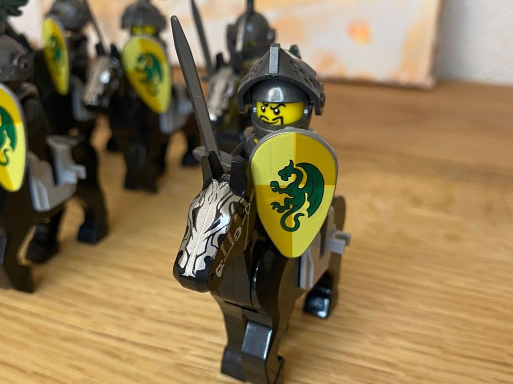 10 coole Löwen - Ritter inkl. Pferde Figuren | für Lego (Neu und ...