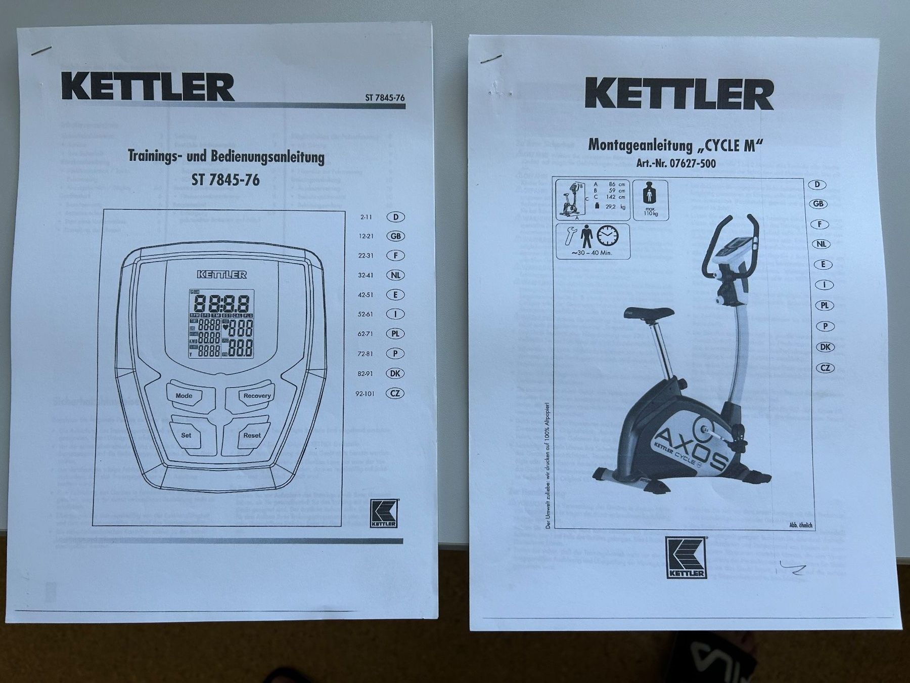 Kettler Vélos d'appartement: KETTLER Hometrainer – D'occasion à Rothenhausen par Robatech 4