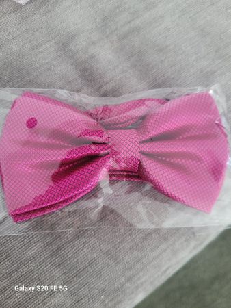 Pinke Herren-Schlaufe/Bowtie, neu, Grösse verstellbar!