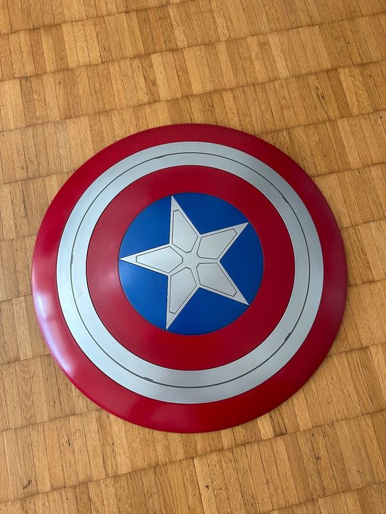 Captain America Schild Replik - 1:1 Metallschild Für Cosplay & Dekoration