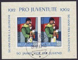 Pro Juventute SBK-Nr. 199 (Jubiläumsblock 1962) gestempelt