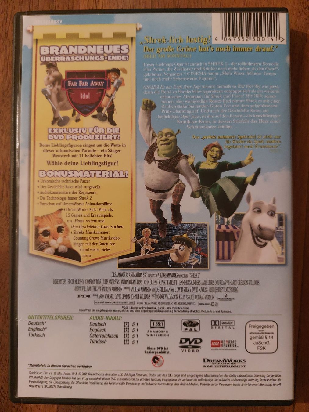 Alle DVDs: DVD - Shrek 2 – Gebraucht aus Rheinfelden von FilmAuktion 1