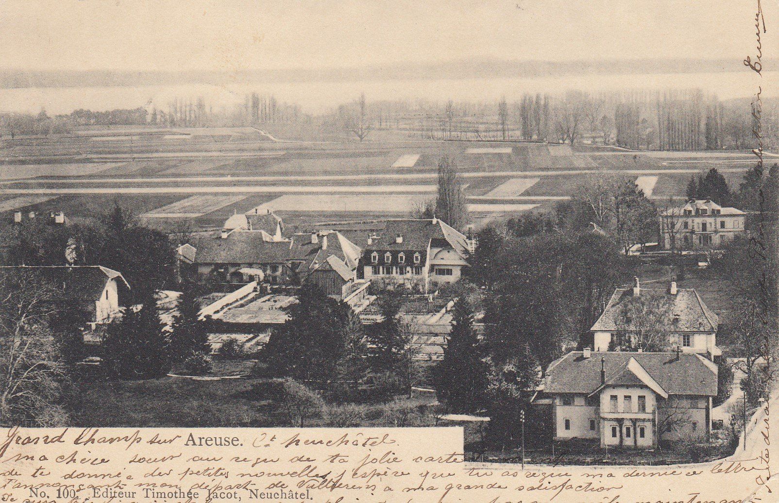 Cartoline postali: Areuse  NE           en 1905 – Usato da Brig venduto da Valcards54