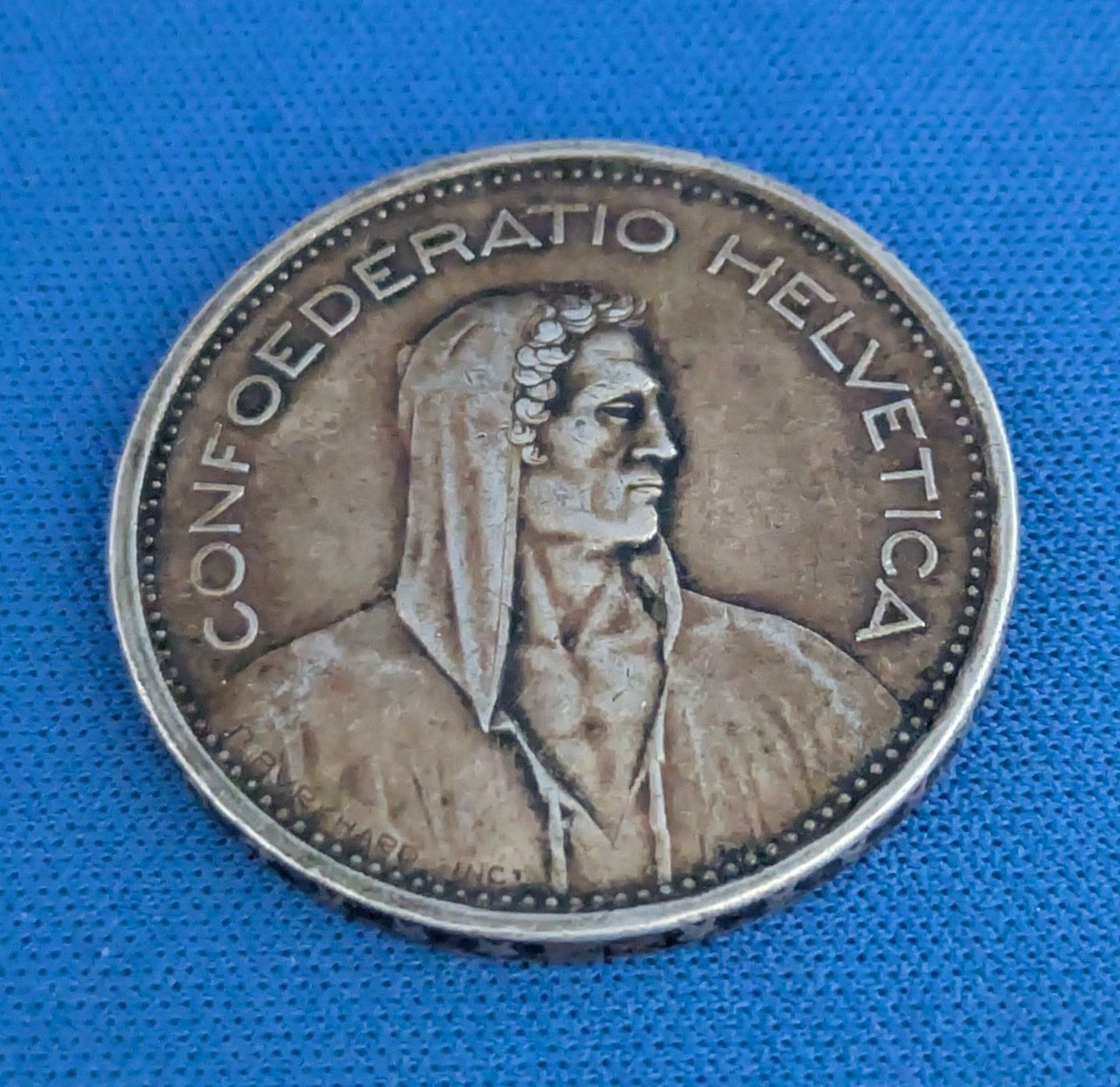 Tutti le monete: Silberner 5.- Jg. 1967 mit schöner Patina – Usato da Mühlethal venduto da sowato 3