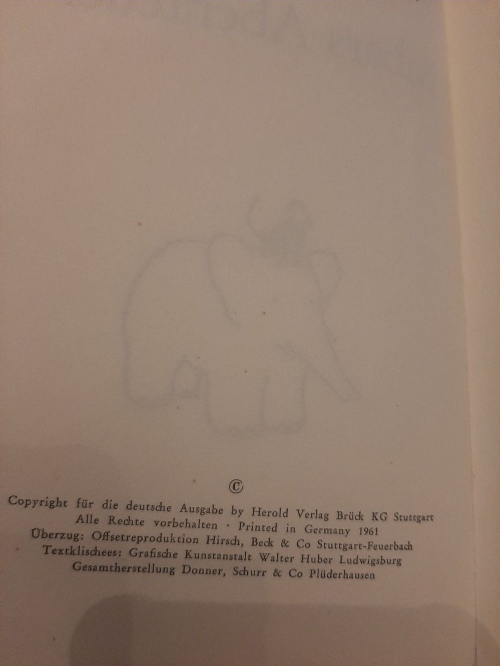 Libri: K..108) Buch Babars Abenteuer 1961 – Difettoso da Rickenbach b. Wil venduto da Sunshine224 2