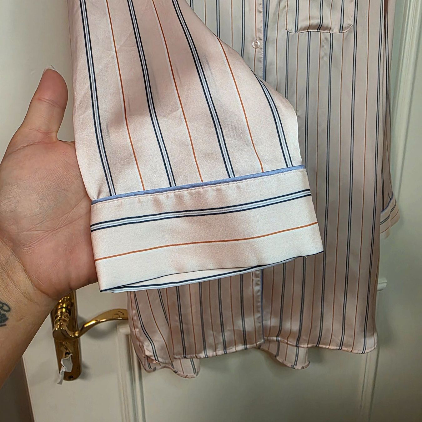 Blusen: Sommer Bluse Hemd Oversized Rosa Gestreift, Gr. 38/M – Gebraucht aus Wald ZH von CapLux 5