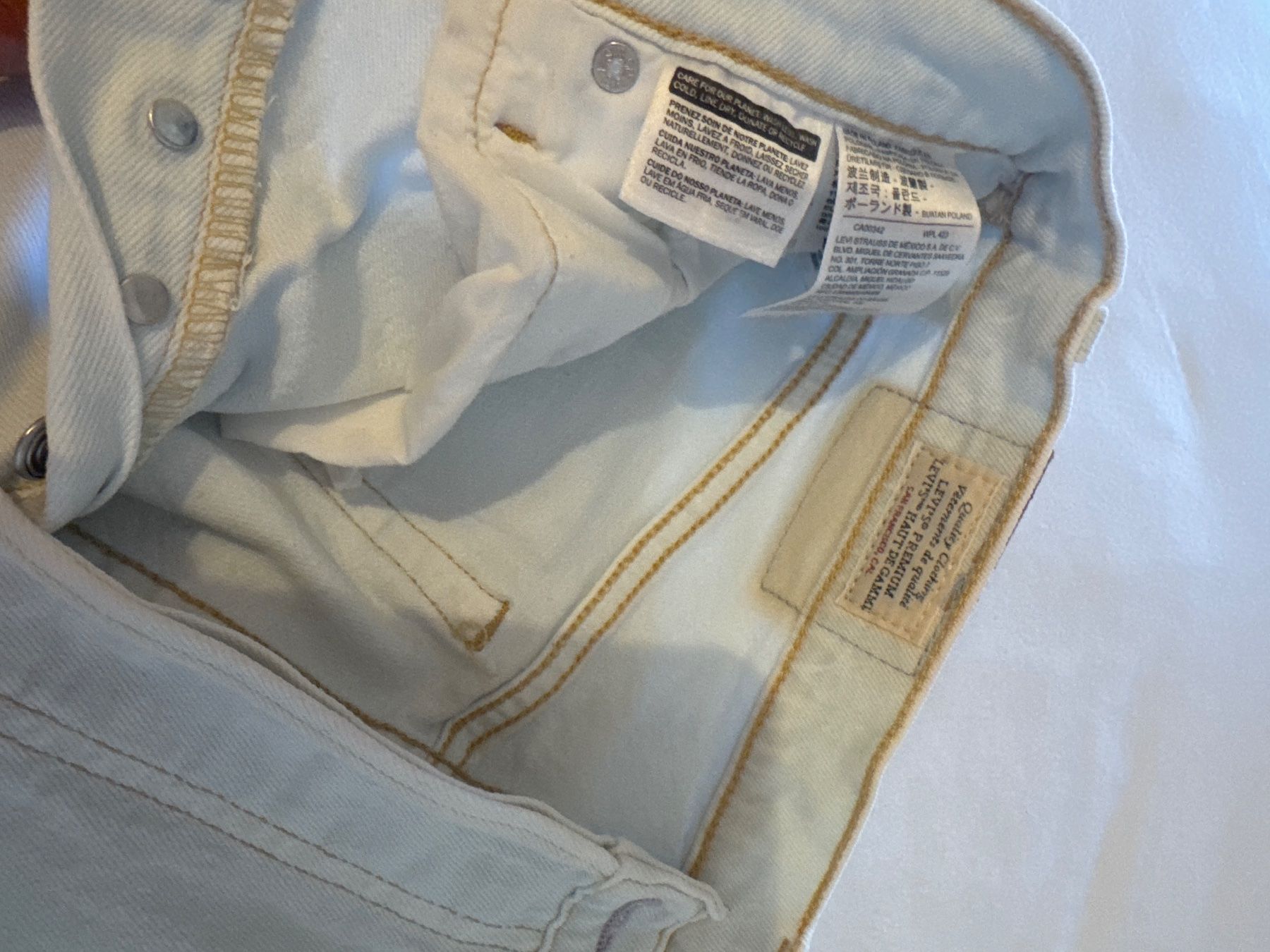 Levi's Jeans: Levis Levi's Jeans hellblau Grösse 27/28 – Gebraucht aus zug von MollyMoo28 1