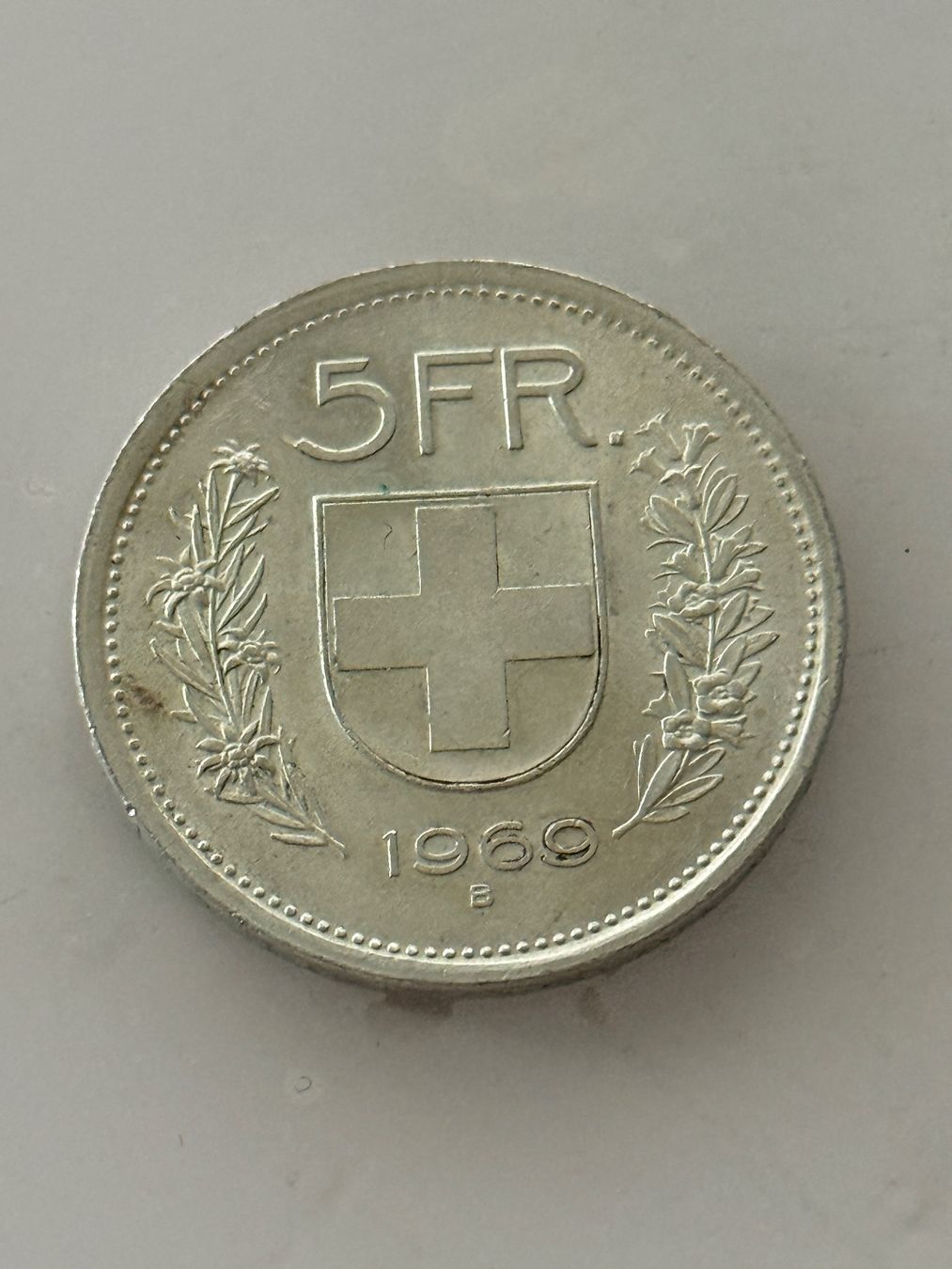 Alle Münzen: 5 Franken 1969  Silber – Gebraucht aus Wallisellen von SWISS_SILVER1 1