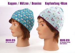 Schöne Kappen / Beanies Grösse 46
