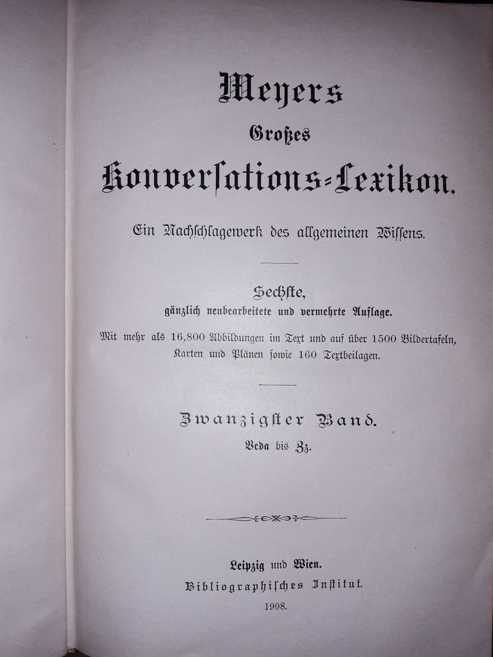 Libri: Meyers Konversations-Lexikon, 6.Auflage – Usato da Winterthur venduto da habakuk007 4