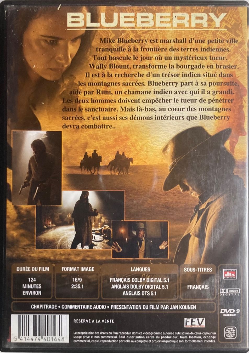 Tutti i DVDs: BLUEBERRY (L'EXPÉRIENCE SECRÈTE) – Usato da Poliez-Pittet venduto da Newtown-Records 1
