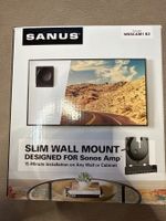 Sanus Slim Wall Mount Sonos Amp WSSCAM1-B2 neu