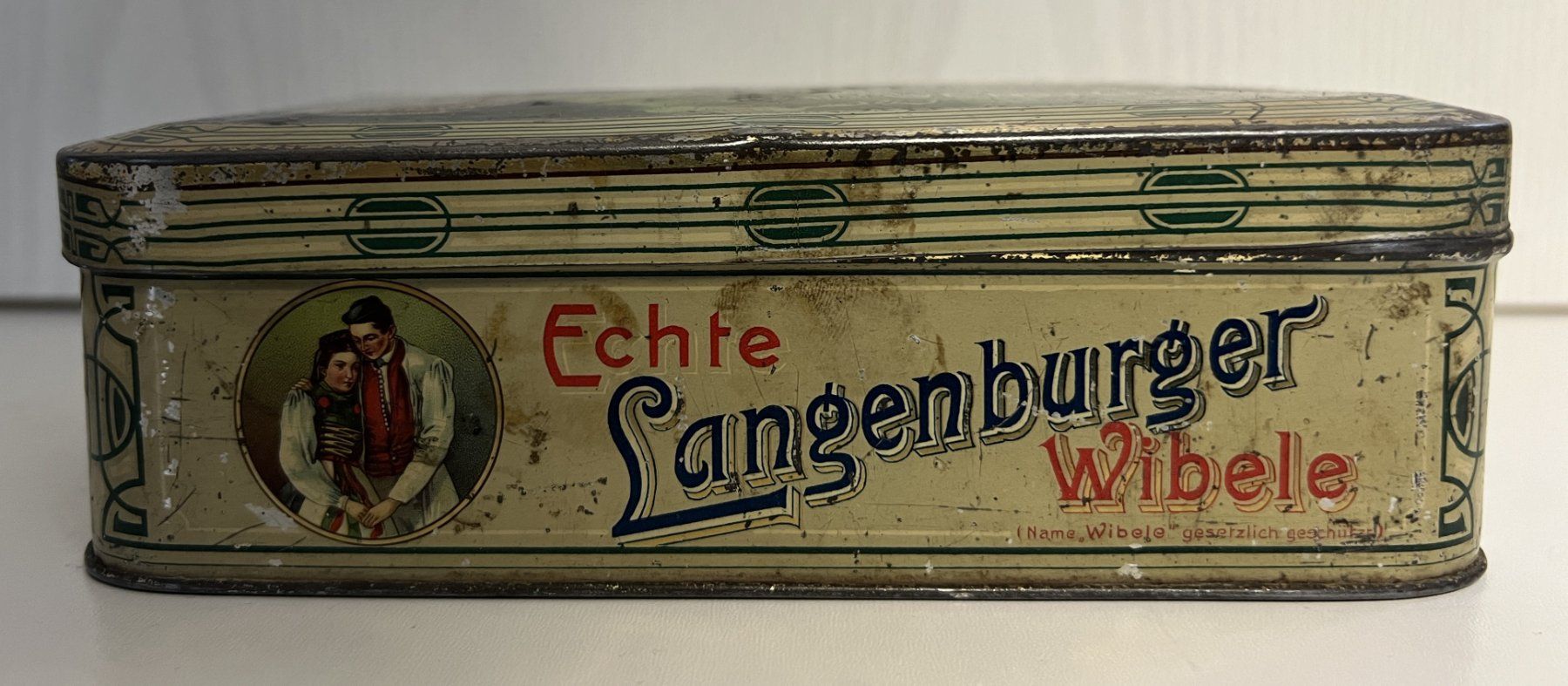 Dosen: Blechdose "G.F.BAUER Hofconditor-Wibele" Schloss Langenburg – Gebraucht aus Rothrist von Brandystar 1