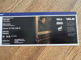 Noah Kahan 25.11.2026 Stehplatz Zürich