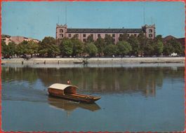 BASEL Kaserne und Rheinfähre Vogel Gryff