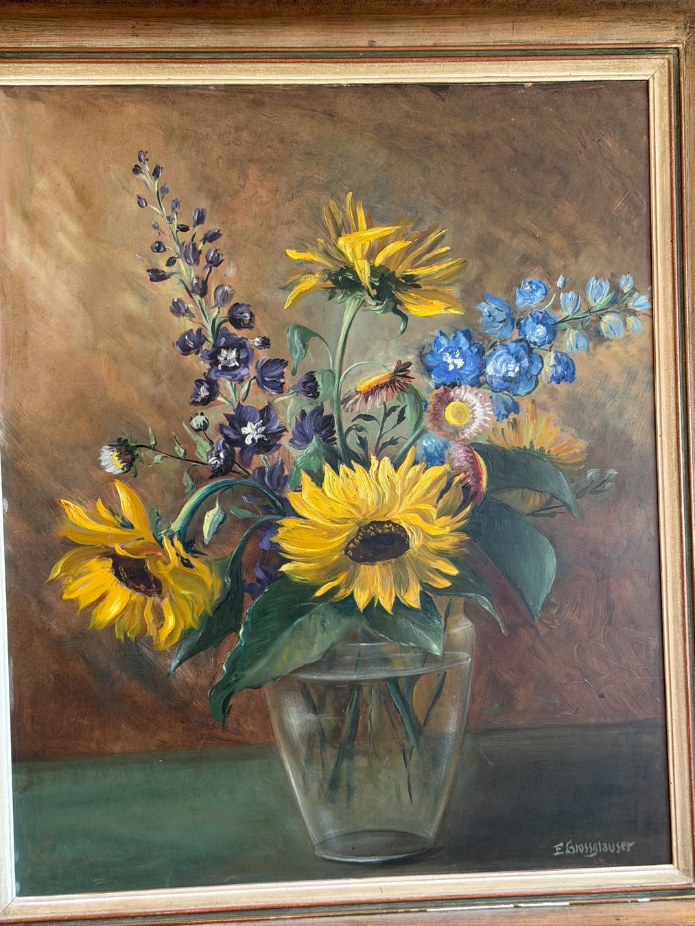 Dipinti: E. Grossglauser Wunderschön Original Gemälde – Usato da Basel venduto da PAUL_ART 2