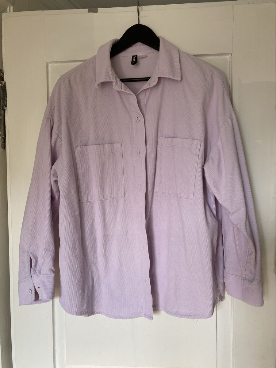 H&M Blusen: H&M Cordhemd in Lila, Grösse S – Neu (gemäss Beschreibung) aus Bäretswil von Ki-Ja-S
