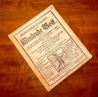 Historischer Kalender, aus der Zeit, Jahrgang 1810, antik