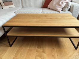 Couchtisch massiv geölt B/H/T 110x42x60cm