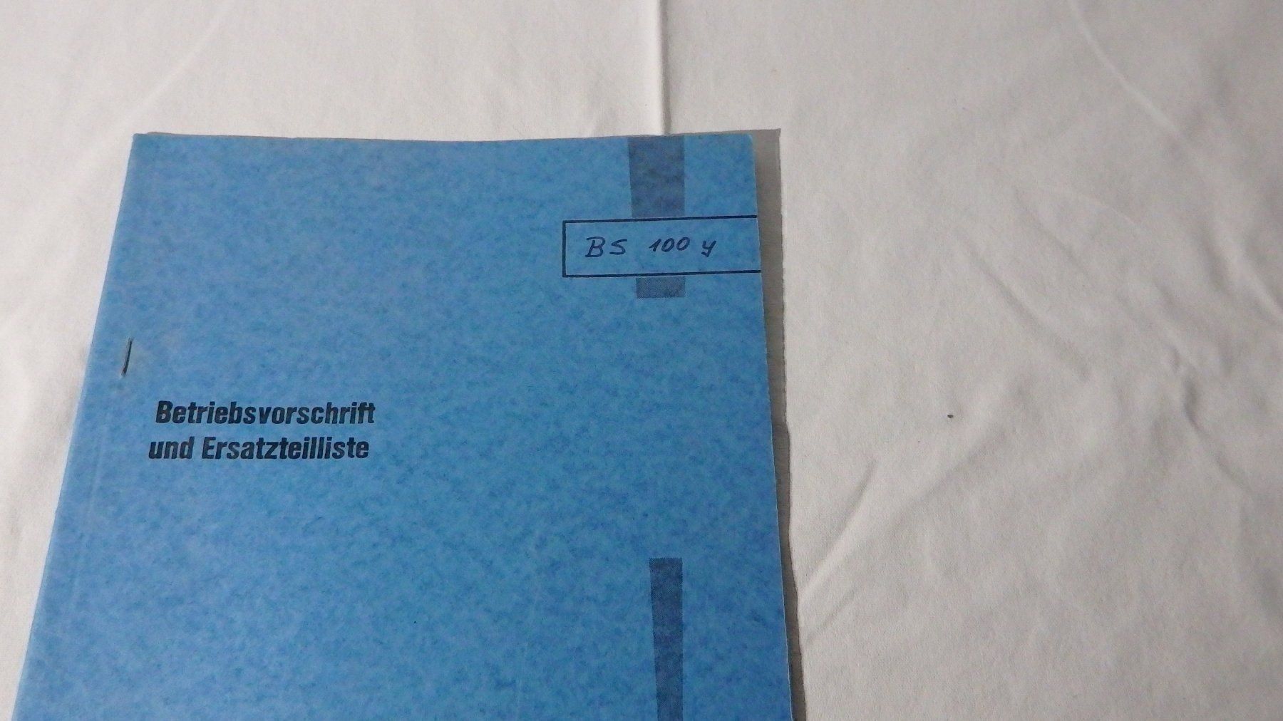 Libri: Wacker BS 100 Servicebuch Ersazteilliste – Usato da Bischofszell venduto da Museumscafe 2