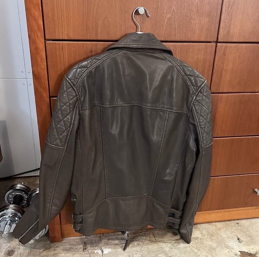 Allsaints Giacche: Allsaints Lederjacke (braun, Grösse S) – Usato da Untersiggenthal venduto da fromtheBarrio 1