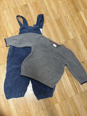 Latzhose und Pulli Grösse 68